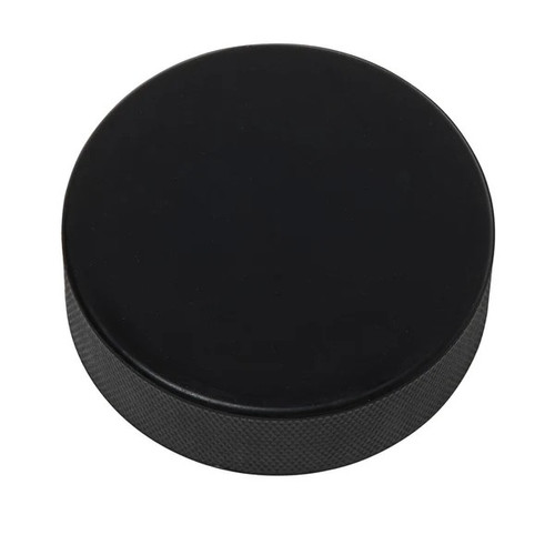 Vist Large View of Product Image Which is New Hockey Puck- Black 6oz