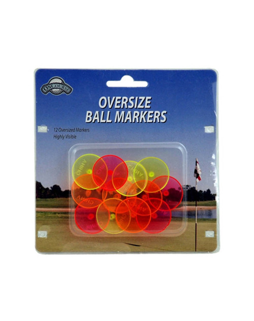 Vist Large View of Product Image Which is New J&M GOLF OVERSIZED NEON BALL MARKERS