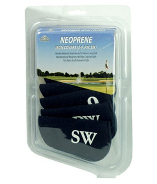 Vist Large View of Product Image Which is New J&M GOLF NEOPRENE IRON HEADCOVERS - 9PC