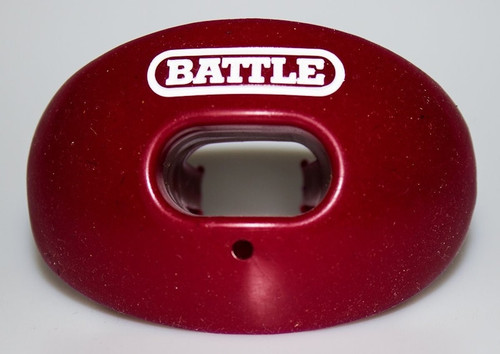 Vist Large View of Product Image Which is New OXYGEN MOUTH GUARD W CONVERTIBLE STRAP MAROON