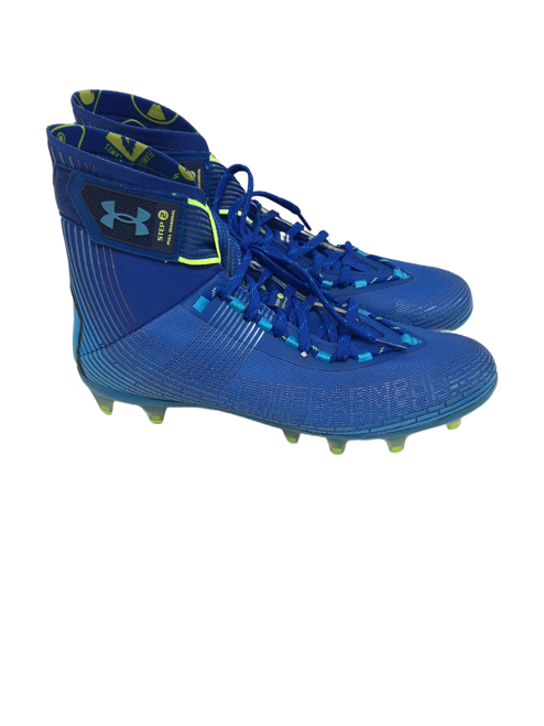Used Under Armour Highlight MC Adult FB Cleats Royal Blue Senior 10 11692-S000126672