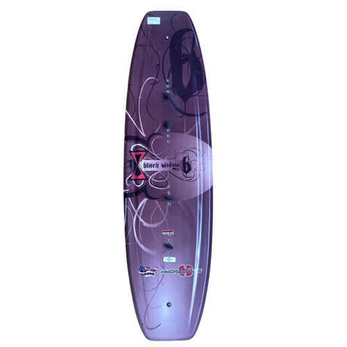 Vist Large View of Product Image Which is Used HYPER SLIDE BLACK WIDOW Wakeboard Purple 141 cm