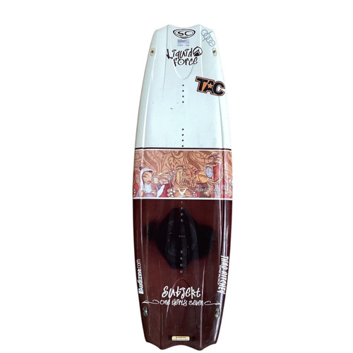 Vist Large View of Product Image Which is Used Liquid Force SUBJEKT Wakeboard White 137 cm