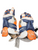 Used Warrior BURN XP Lacrosse Gloves Junior White LG 11849-S000019408 View 1