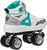 GLIDR QUADS M5/W6 WHT/TEAL/GRY Inline Skates Inline Skates / Roller & Quad Skates View 2