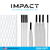 Lacrosse Lacrosse Mesh New East Coast Dyes Impact Goalie Mesh Kit Semi-Soft White #103801 View 1