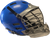 Used Cascade CPVS W NECK GUARD Lacrosse Helmet Royal Blue S/M 11735-S000336135 View 2
