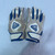 Used Adidas BB/SB Batting Gloves White SM 11651-S000377049 View 2