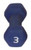 New PREMIER FITNESS NEOPRENE 3 LB DUMBBELL #DF923 11347-PRMDF923 View 1