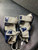Used STX K18 Lacrosse Arm Pads/Guards Navy Blue MD 10743-S000443530 View 2