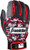 New Franklin Digitek Red and Black Camo Adult Small Batting Gloves View 2