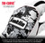New Franklin Digitek Batting Gloves - Youth Small White/Black View 4
