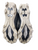 Used Union Adult FB Cleats Black And White Senior 8 11849-S000020390 View 5