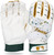 New Franklin 2nd Skinz Batting Gloves - Youth Med White/Green/Gold View 1