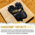 New Franklin - Powerstrap Infinite Series Batting Gloves - Youth Large Black View 7