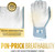 New Franklin - Powerstrap Infinite Series Batting Gloves - Youth Med Light Blue View 2