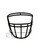 Used Riddell FB Mask Black XL 11863-S000017371 View 1