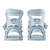 New Salomon Mirage 2025 Snowboard Bindings Blue- MD 11709-SALL47647300MD View 3