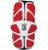 New KING 4 ARM PADS RED LRG 11395-WARLAPKING3RL View 1