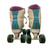 Used RollerDerby ROLLER STAR 600 Junior Roller Quad Skates White Junior 06 11730-S000058882 View 2