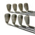 Used Ping G10 GREEN DOT Men's RH Iron Set 3I-PW Stiff Flex Steel Shaft 11506-S000268652 View 5