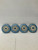 Used AM WING 4PK BLUE Inline Wheels 100MM 11836-S000019360 View 1