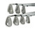 Used Mizuno MP-57 Men's RH Iron Set 4I-PW Stiff Flex Steel Shaft 11506-S000268965 View 3