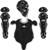 New All-Star FUTURE STAR AGE 7-9 Catchers Protective Set Black 11860-ASTCKWFS79BK View 1