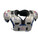 Used Riddell Power SPX FB Shoulder Pads Grey SM 11733-S000179860 View 2