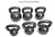 New Premier Fitness CAST HAMMERTONE Kettle Dumbbell (Each) 45 lb 11760-PRMDFKB100045 View 1