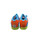 Used Vizari VIGO Soccer Indoor Shoes Royal Blue Junior 01.5 11768-S000218350 View 4