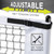 New Pickleball Official Tournament Net with Wheels View 4