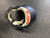 Used Riddell SPEED FLEX 2017 FB Helmet Navy Blue MD Slightly Bent Facemask 11726-S000274463 View 5