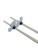 Used REFLEX SKI POLES Mens DH Ski Pole Silver 130 cm / 52 in 11708-S000173990 View 3