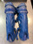 Used Easton GAMETIME SG Catchers Leg Guards Royal Blue Adult 11868-S000060207 View 1