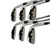 Used Taylormade TOUR BURNER Men's RH Iron Set 5I-PW Stiff Flex Steel Shaft 11506-S000271993 View 4