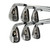 Used Taylormade TOUR BURNER Men's RH Iron Set 5I-PW Stiff Flex Steel Shaft 11506-S000271993 View 3