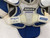 Used Bauer 4000 Junior Shoulder Pads Royal Blue And White SM 11855-S000178030 View 3