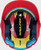 New Mach Fit Batting Helmet Scarlet OS 11855-RAWR00704486 View 7