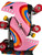 Used MOXI ROLLER BADES Senior Roller Quad Skates Pink Senior 10 11849-S000023660 View 1
