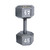 CAP Cast Iron Hex Dumbbell Grey 45lb #SDG045 View 1