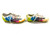 Used Adidas Soccer Cleats Neon Green And Royal Blue Youth 13.0 11860-C000284934 View 2