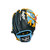 Used Rawlings HEART OF THE HIDE BLUE MOON BB/SB Glove RH Throw Navy Blue 12" 11794-S000253996 View 2