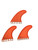 New CULTURE FIN SET SML RED 11443-375FTHCM2RD View 3