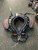 Used Riddell EVOLUTION FB Shoulder Pads Grey MD 10743-S000440058 View 1