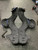 Used Riddell EVOLUTION FB Shoulder Pads Grey MD 10743-S000440058 View 4