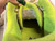 Used Under Armour Adult FB Cleats White And Optic Yellow Senior 8.5 11651-S000392929 View 4