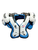 Used Douglas FB Shoulder Pads Royal Blue XS 11866-S000020624 View 1