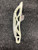 Used Warrior EVO QX2-D UNSTRUNG Mens Lacrosse Head White 11162-C000423577 View 2