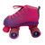 Used CRAZY SKATES ROCKET Roller Quad Skates Pink Junior Size 2 11406-S000103461 View 1